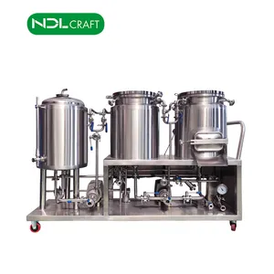 锥形发酵罐啤酒酿造厂60L小型家用酿造设备