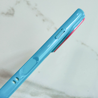 Coque de téléphone antichoc avec cadre macaron color block et dos transparent pour iPhone 18 Pro Max 17 Air 16 15 Plus