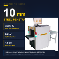 Scanner de bagages à rayons X Ankuai 5030, double énergie, pénétration de 10 mm dans l'acier, machine d'inspection de sécurité des bagages à 4 couleurs pour aéroports, certifié CE