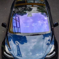 Film teinté dichroïque multicolore Chameleon Purple VLT78% 99% UV Rejection Clear Vision, anti-éblouissement, pour vitres de voiture, rouleau de 1,52*30m