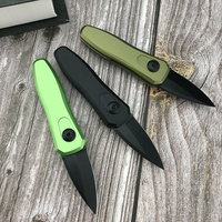 Couteau pliant miniature KS 7500, lame en acier 8Cr13Mov, manche en alliage d'aluminium, couteau de survie tactique pour le camping en plein air, EDC, chasse