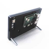 Estuche para pantalla LCD de 7 pulgadas, compatible con HDMI, VGA para componentes electrónicos Raspberry Pi sin LCD