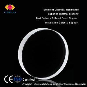 LUMIGLAS Silice fondue Fenêtre d'observation Laboratoire Verre de quartz de qualité optique Transparent - Product Image 2