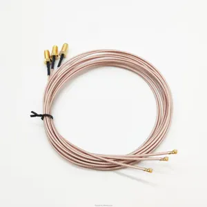 Customize RF coaxial Cables SMA female To ipex4 gen4 mhf4 cable assembly RG178