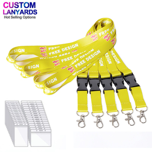 High Quality Custom <b>Polyester</b> <b>Lanyard</b> with Metal Clip and ID Card Holder Bulk Cheap Custom Logo Personalized - Product Image 1
