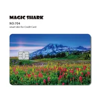 Autocollant adhésif en PVC personnalisable Kingareal avec logo, imperméable 3M, pour carte de crédit