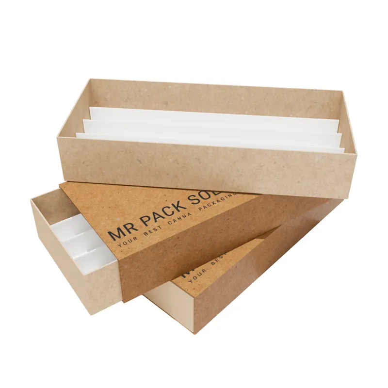 Neuzugang Ökofreundliche geruchssichere Verpackungsbox Rollen-Zuggluft biologisch abbaubare Verpackung Papierbox