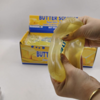 Jouet anti-stress réaliste en forme de beurre, super doux, à remontée lente, extensible, pour enfants et adultes