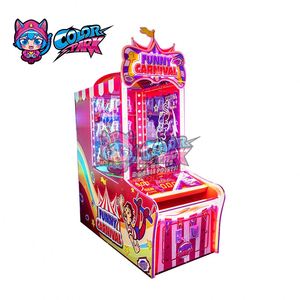 Nouvelle machine de jeu d'arcade à monnayeur pour enfants, jeu de lancer de balles et de frapper le clown, jeu de loterie, colorée, pour parcs - Product Image 5