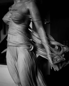 Estatua de Mujer Personalizada de Resina y Fibra de Vidrio, Estilo <span class=keywords><strong>Windy</strong></span> Lielike, Hecha a Mano, para Decoración de Interiores - Product Image 5