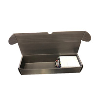 Vente en gros Boîte de collecte de cartes de jeu Coroplast pliable Boîte de rangement pour cartes de visite en plastique ondulé avec cloison