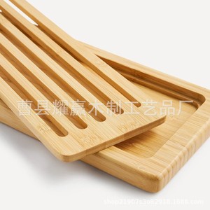 Planche à découper en bambou Caoxian Yaoying 18x41x2cm avec poignée, double face, pour usage domestique - Product Image 2