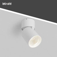 Spot LED COB moderne en aluminium, orientable, dimmable, 15W 25W, pour galerie, intérieur, plafond, montage en surface, DALI