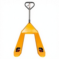 Nouveau chariot élévateur manuel 2/5 tonnes, transpalette manuel, largeur de fourche 685 mm, hauteur de fourche 80 mm, roues en caoutchouc/PU/nylon, tout-terrain