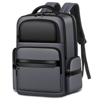 Sac à dos ergonomique pour ordinateur portable avec coussin d'air, absorption des chocs, idéal pour les voyages et l'université