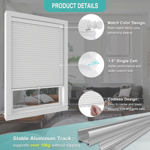 Persianas Celulares Eléctricas con Protección UV, Tela de Doble Capa, Tipo Panal, Precio Marcado para <span class=keywords><strong>Descuentos</strong></span> por Pedidos al por Mayor, Personalizables - Product Image 6