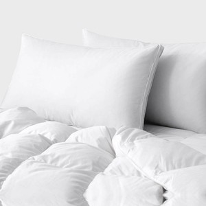 Almohada de Lujo Hilton con Relleno de Plumón de Ganso Blanco 95%, Funda de Algodón Puro, para Todas las Estaciones, Clase Cinco Estrellas - Product Image 5