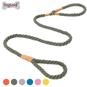 Correa para Perro Resistente, Correa de Entrenamiento Antitirones, Correa de Cuerda Trenzada Resistente, Correa de Poliéster Estampada de Estilo Lujoso y Ecológico - Product Image 4