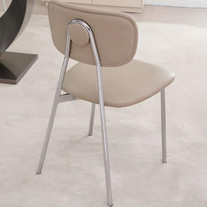 Cream Colored Electroplated <b>Chair</b> Designer Style Minimalist Living Room <b>Chair</b> - Product Image 2