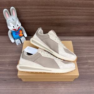 Top Designer Men's Daily Casual Retro Sneakers White Gray Outdoor Sports Lightweight Breathable <b>Waterproof</b> <b>Shoes</b> Net - Product Image 4