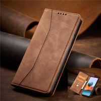 Funda de Piel Tipo Flip para Xiaomi Redmi 15c M3 F3 11 11T Lite para Redmi Note 10 9 S 10T 9A 9C 9T 8 7 Pro Max con Cartera y Tarjetero