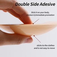 Inserts de soutien-gorge adhésifs double face conçus pour éliminer les espaces entre les bonnets