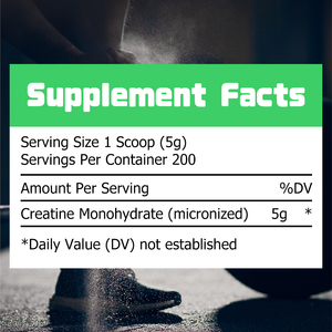 Creatina Monohidrato en Polvo de Marca Privada, Desarrolla la Fuerza Muscular, Aumenta la Recuperación, Mejora la Función Cognitiva, Desarrolla el Cerebro, Desarrolla la Masa Muscular Magra - Product Image 2