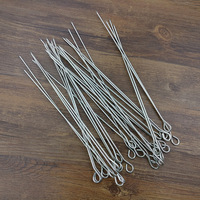 Brochettes de barbecue en acier inoxydable 201 pour canard et oie rôtis - Conception pour marinades et cuisson sous couvercle hermétique