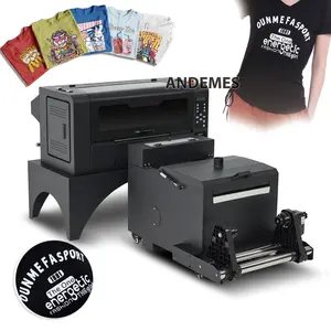 17inch high speed all in one roll mini impresora DTF printer with 2 printhead