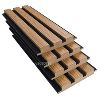 Panneau de bois cannelé à tambour demi-rond revêtement pvc lamelles en mdf panneau mural en bois massif