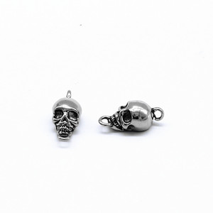 Pendentif Crâne en Acier Inoxydable Yunnique pour Fabrication de Bijoux DIY, Forme Irrégulière, Polissage Fin, Origine Guangzhou - Product Image 5