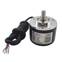 Encoder Rotary Absolut 50mm 21Bit Single Turn dengan Poros Solid 8mm, Protokol RS485 Modbus RTU Tamagawa, Sensor Sudut 0-360 Derajat