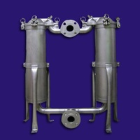 Filtre à sac double en acier inoxydable 304 316L de haute qualité pour la filtration des liquides et de l'eau