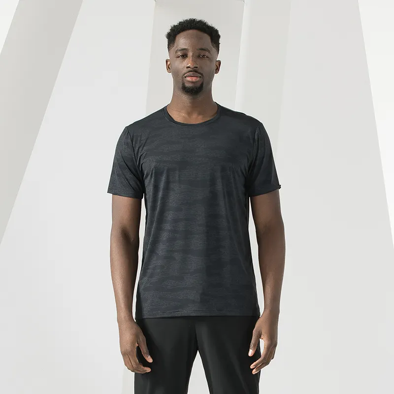 Camiseta de náilon com toque legal, camiseta preta de náilon 2022, tamanho seco personalizado