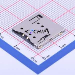 SMO-1560-P9 SIM Card Connector SMD Connector Self-Return Type Micro SIM Card Card Holder 1.5mm - Product Image 1