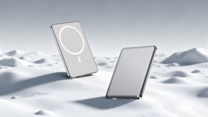 แบตเตอรี่สำรองแม่เหล็กไร้สายขนาด 3000mAh ดีไซน์โค้งบางเฉียบ 6.5 มม. - Product Image 4