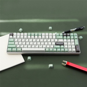 Gmk ปุ่มกดแบตตา129ลายดอกซากุระโปรไฟล์ปุ่มการระเหิดย้อมสีสำหรับคีย์บอร์ดแบบ61/64/68 MX สวิตช์แบบกลไก - Product Image 3