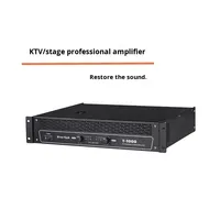 Amplificateur de puissance professionnel à 2 canaux 2x600W en aluminium métallique pur post-scène haute puissance T-600 pour usage domestique
