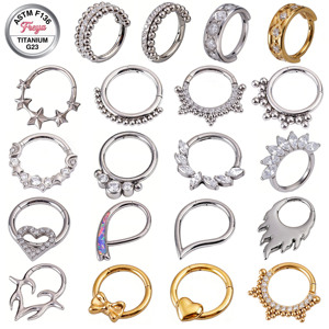 Orecchini da <span class=keywords><strong>naso</strong></span> in titanio argentato all'ingrosso, gioielli piercing Daith, orecchini di Halloween, gioielli piercing per il corpo da uomo, orecchini di design - Product Image 1