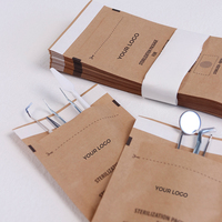 CLEAN DENTAL Sachets en papier kraft auto-scellants pour autoclave, désinfection à la vapeur EO, outils dentaires, fournitures pour nail art, CE ISO13485