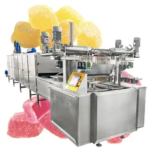 Nieuwe Collectie Dubbele Kleur Fudge Snoep Machine Gummies Making Machine Jelly Making Machine