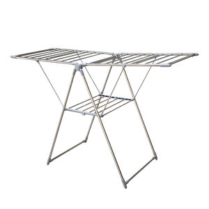 Estante de Metal plegable de 3 niveles, soporte para secadora de tela de acero al carbono para cocina, armario, baño, ropa de lavandería, secado de zapatos - Product Image 1
