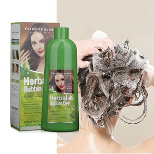 Champú Tinte para el Cabello 3 en 1 Negro Instantáneo, Orgánico, a Base de Hierbas, para Refrescar el Cabello, para Hombres y Mujeres, Venta al Por Mayor - Product Image 4