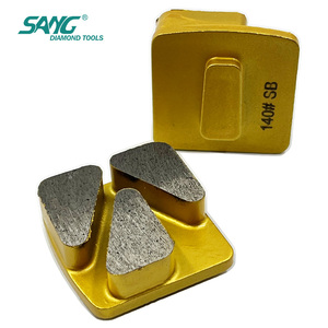Husqvarna Redi Lock - Herramientas de Pulido de Diamante de Tres Segmentos en Forma de Lágrima, Bloque de Pulido de Diamante para Trabajos de Pulido de Pisos de Concreto - Product Image 3