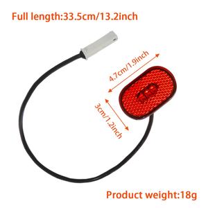 Luz Trasera de Alta Calidad para Patinete Eléctrico Xiaomi PRO/PRO2, Luces de Freno y Advertencia, Accesorios Esenciales - Product Image 4