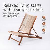 Chaise longue Meiqi Qiyue avec table latérale, cadre en métal, chaise inclinable portable pour balcon, patio et jardin, loisirs