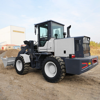Chargeuse frontale Powston Chine, vente en gros, moteur diesel turbocompressé, haute efficacité, utilisation agricole, pâturage, couleurs personnalisables