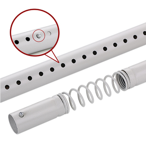 סגנון חדש diy לבן פחמן פלדת תינוק ארון מותאם אישית בשילוב אנכי מתלה בגדים גדול מתקפל שינה ארון ארון - Product Image 3