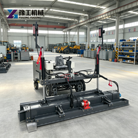 Machine de nivellement laser pour béton avec moteur d'entraînement intégré pour projets de grande envergure