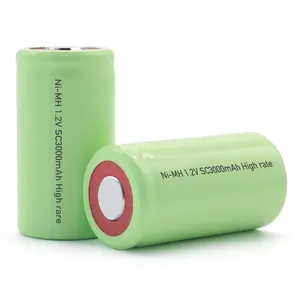 Batería recargable Nimh 1,2 v Sub C 3000mAh 10C, para electrodomésticos, herramientas eléctricas, juguetes, precio bajo de fábrica